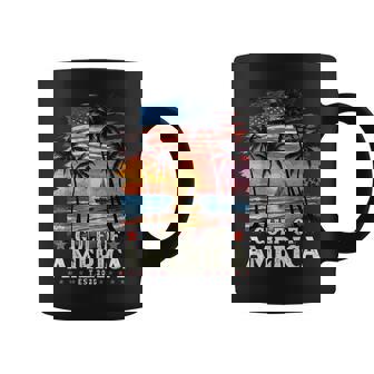 Gulf Of Us America Est 2025 Retro Vintage Beach Coffee Mug - Thegiftio UK