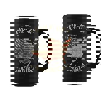 Gulf Of Usa America Trump Greeting From The Patriotic Gulf Coffee Mug | Mazezy