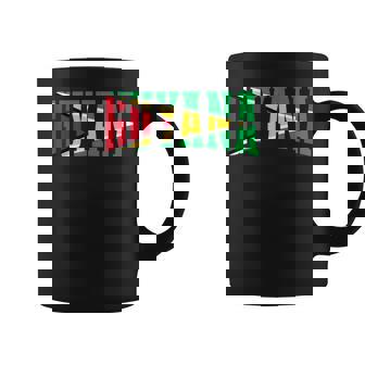 Guyana Sports Style Retro Guyanese Flag Pride Graphic Print Coffee Mug - Monsterry