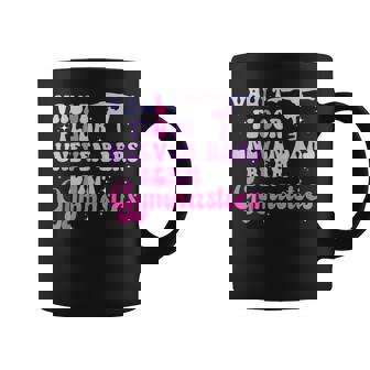 Gymnast Vault Floor Uneven Bars Beam Love Gymnastics Girls Graphic Print Coffee Mug - Monsterry