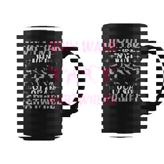 Gymnastics Gymnast For Girls Women Cool Cartwheel Graphic Print Coffee Mug - Monsterry
