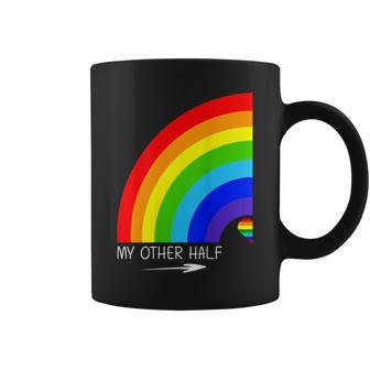 My Other Half Gay Couple Rainbow Pride Cool Lgbt Tassen - Geschenkecke