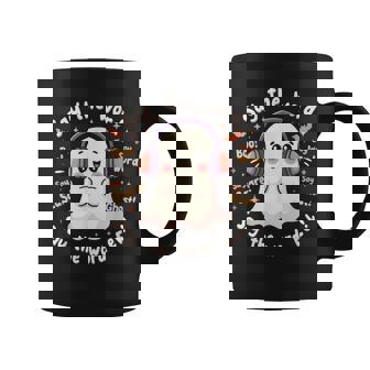 Halloween Audiologist Cute Ghost Spooky Audiology Graphic Print Coffee Mug - Monsterry