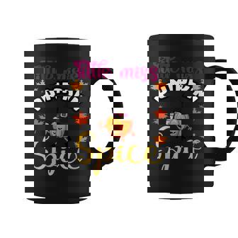 Halloween Little Miss Pumpkin Spice Coffee Lover Witch Graphic Print Coffee Mug - Monsterry