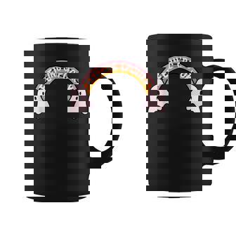 Halloween Rainbow Ghost Feeling Spooky Autumn Event Graphic Print Coffee Mug - Monsterry