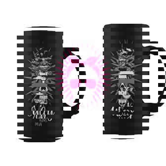 Halloween Tshirt Witchy Mama Halloween Skull Witch Mom Graphic Print Coffee Mug - Monsterry