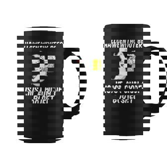 Halloween Without Beer Boo Sheet Ghost Cartoon Graphic Print Coffee Mug - Monsterry