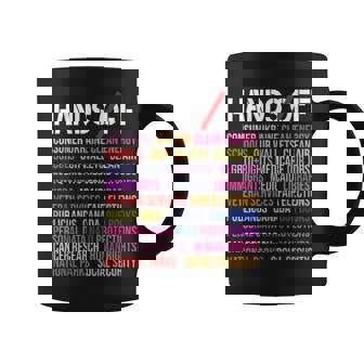 Hands Off Protest Saturday April 5 Women Coffee Mug | Mazezy
