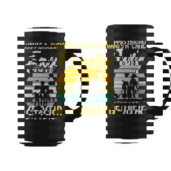 Happiness Is A Big Chaotic Family Get-Together Vintage Premium Graphic Print Coffee Mug - Monsterry