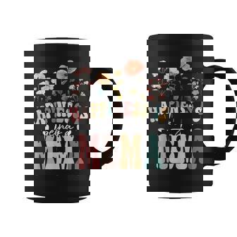 Happiness Is Being A Mema Floral Mema Mother's Day Coffee Mug - Seseable