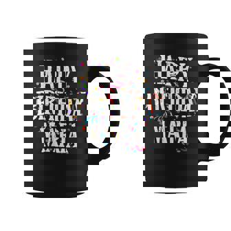 Happy Birthday Maria First Name Girls Colorful Bday Cuello Taza de café - Regaloses