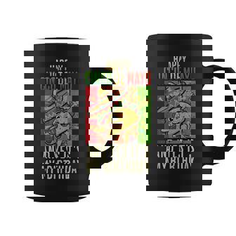 Happy Cinco De Mayo And Yes Its My Birthday Dabbing Taco Coffee Mug - Seseable