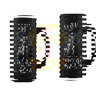 Happy New Year 2025 Trump New Year New America Coffee Mug - Thegiftio