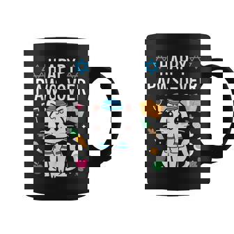 Happy Pawsover Cat Lover Cat Passover Seder Coffee Mug | Mazezy