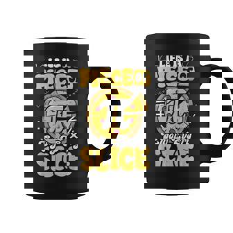 Happy Pi Day Life Is Piece Of Pizza Pie Foodie Math Teacher Coffee Mug - Seseable