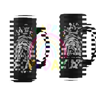 Happy Pi Day Rainbow 314 Pi Number Math Teacher Girls Coffee Mug - Seseable