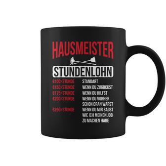 Hausmeister Hourly Wage Haustechnik Janitory Tassen - Geschenkecke