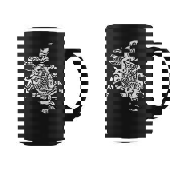 Hawaii Tattoo Gráfico De Tortuga Blanca Taza de café - Regaloses