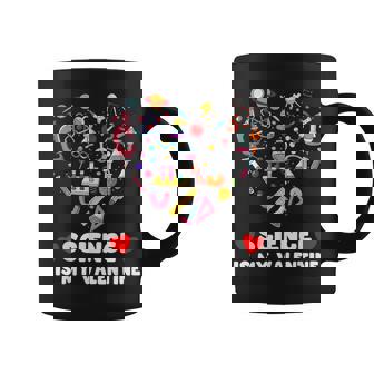 Heart Chemistry Science Lover Science Is My Valentine's Day Coffee Mug - Seseable