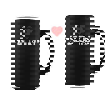 I Heart You Dad I Love You Dad Taza de café - Regaloses