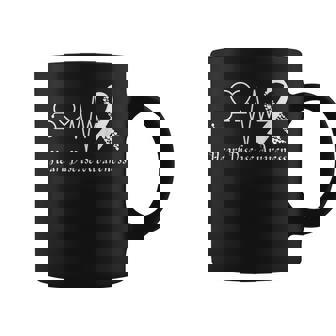 Heart Disease Awareness Go Red In February Health Red Heart Coffee Mug | Mazezy
