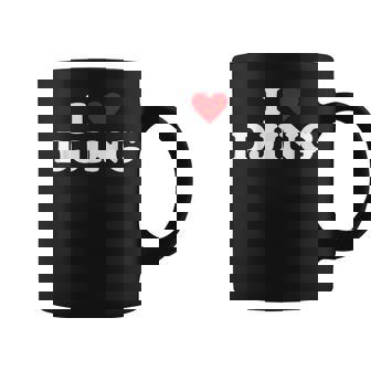 I Heart Dj Disc Jockey Me Encanta Pinchar Taza de café - Regaloses