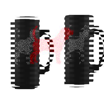 Heart Dog Lover Beagle Puppy Valentines Day Graphic Print Coffee Mug - Monsterry