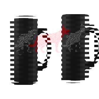 Heart Dog Lover German Shepherd Puppy Valentines Day Graphic Print Coffee Mug - Monsterry