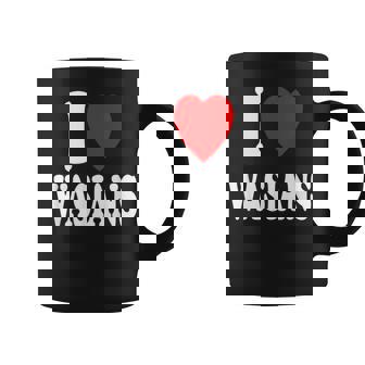 I Heart Love Wasians Sexy Asian Caucasian Mixed Graphic Print Coffee Mug - Monsterry