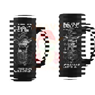Heavy Metal Navidad Rock Navidad Taza de café - Regaloses