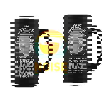 Herbal Tea Drinker Tea Lover Noise Of The World Graphic Print Coffee Mug - Monsterry