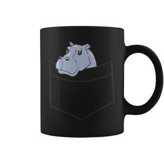 Hippo Dans Une Poche Hippo De Poche Mignon Tasse - Cadeauxyz