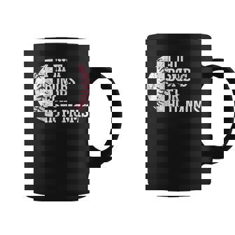 I Hit Bombs For Hot Moms Baseball Mama Graphic Print Coffee Mug - Monsterry