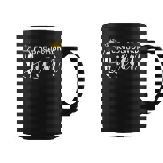 Hobbyist Crossword Queen Crossword Puzzle Solving Hobby Graphic Print Coffee Mug - Monsterry