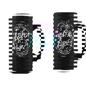 Hockey Mom Crazy Proud Ice Always Loud Tie Dye Mother's Day Coffee Mug - Seseable