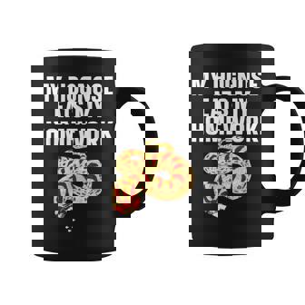 Hognose Snake My Hognose Eats My Homework Graphic Print Coffee Mug - Monsterry