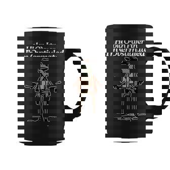 Hold On Partner I'm Overstimulated Cowboy Frog Vintage Coffee Mug | Seseable CA