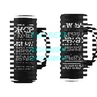 Hombre Ingeniero Mecanico Sexy Regalo Original Graduación Taza de café - Regaloses