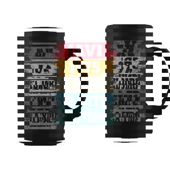 Hombre Javi 47 Cumpleaños Regalo Años Divertido Decoración 1975 Taza de café - Regaloses