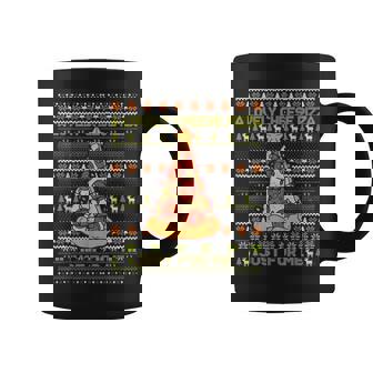 Home A Lovely Cheese Pizza Just For Me Alone Christmas 2 Graphic Print Coffee Mug - Monsterry