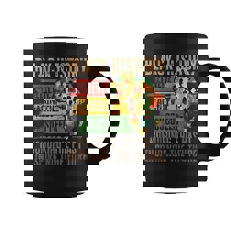 Honoring Past Inspiring Future Black History Month Men Coffee Mug | Mazezy