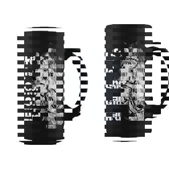 Horse Lover Quotes Gallop Hard Equestrian Inspirational Premium Graphic Print Coffee Mug - Monsterry