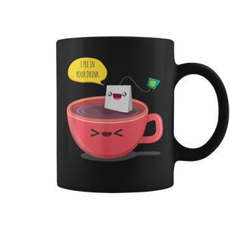 Hot Aromatic Drink Humor Pee In Your Happy Cup Bag Graphic Print Coffee Mug - Monsterry
