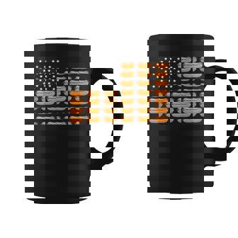 Hot Dog American Flag Tank Top Graphic Print Coffee Mug - Monsterry