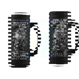 Human By Chance Alpha By Choice Cool Weird Alpha Wolf Meme Coffee Mug - Thegiftio UK