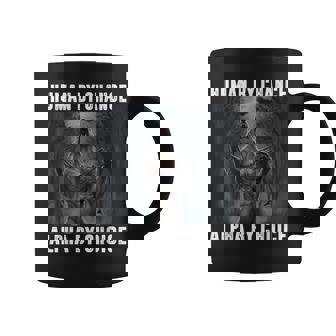 Human By Chance Alpha By Choice Alpha Wolf Meme Women Coffee Mug | Seseable UK