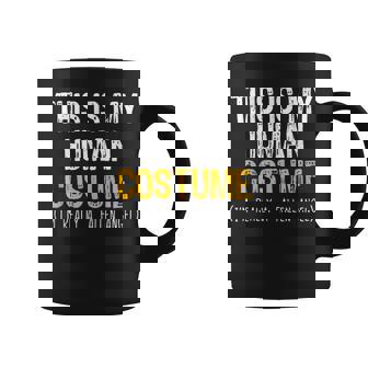 Human Costume Fallen Angel Halloween Dark Evil Lazy Easy Graphic Print Coffee Mug - Monsterry