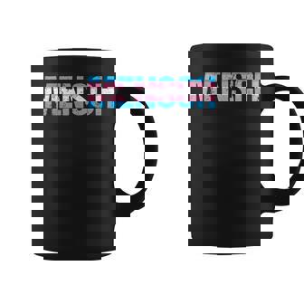 Human Trans Pride LGBTQ LGBT Transgender Transman Graphic Print Coffee Mug - Monsterry