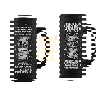 Humour Chat Raleur Citation Drôle Grognon Caractère Tasse - Cadeauxyz
