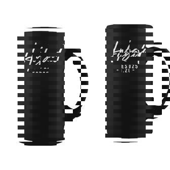 Husband Est 2025 Just Married Honeymoon Hubby Husband 2025 Graphic Print Coffee Mug - Monsterry
